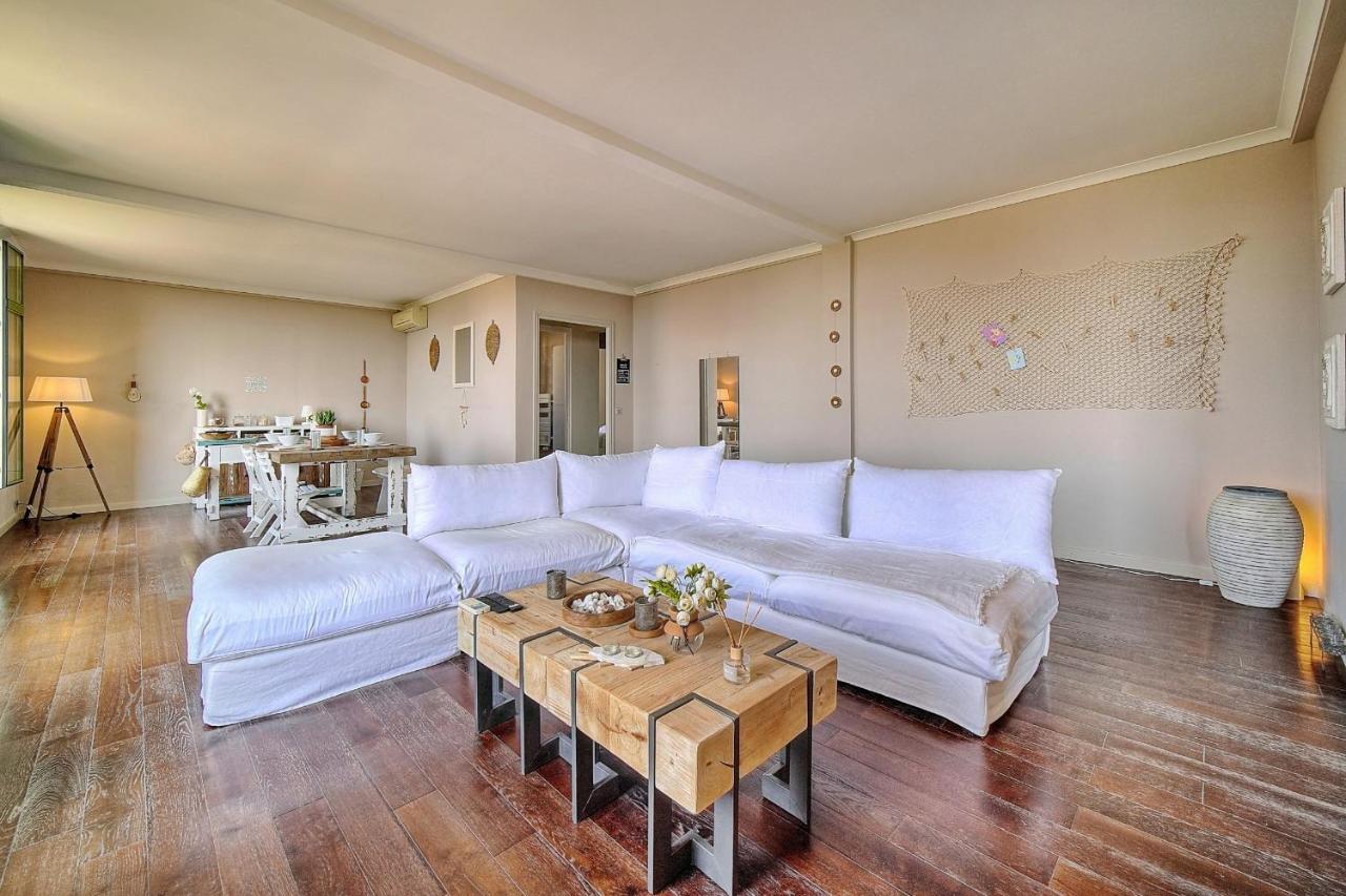 Immogroom - Large Apartment - Parking - Air Conditioning - Sea View - Wifi Cannes Bagian luar foto